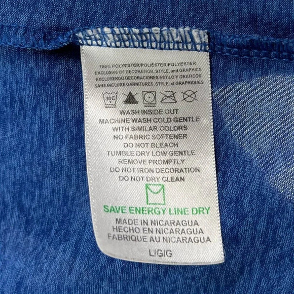 Golden State Warriors NBA TX3 Cool T-Shirt Mens Large Short Sleeve Jersey Blue - Picture 8 of 11